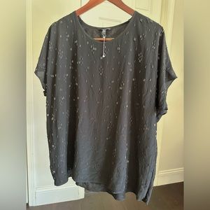 Eileen Fisher silk blouse 1X